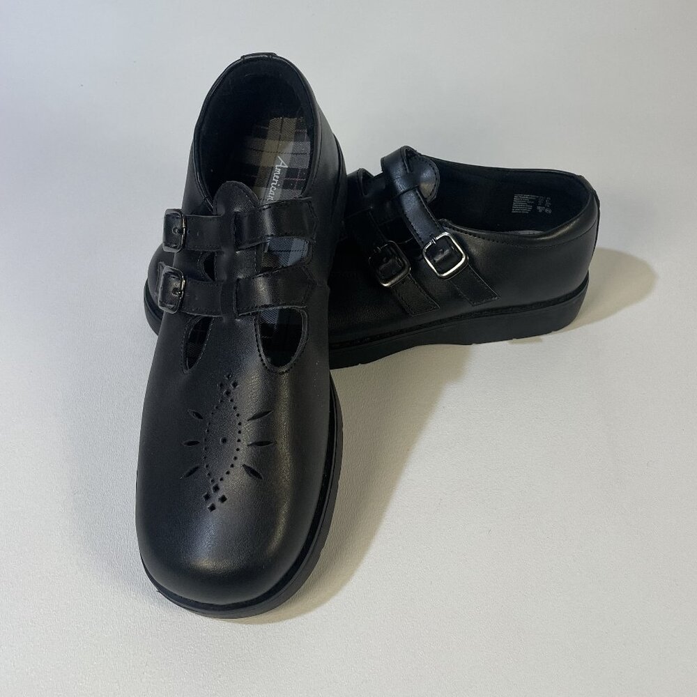 American Eagle Women's Black Mary Jane Shoes Y2K, Size EU 39 (US 8-8.5) - Picture 3 of 9